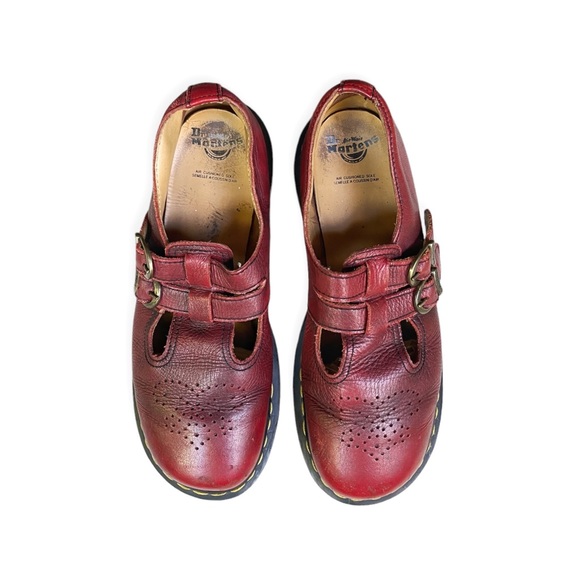 Dr. Martens Shoes - Dr. Martens Mary Jane Red Oxblood, Women's sz 9